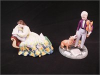 Royal Doulton figurines: 7" The Young Master and