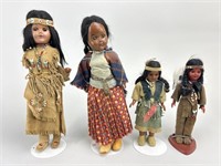 Vintage Native American Dolls.
