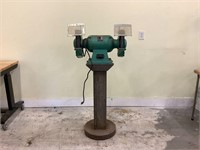 Crown Industrial Rated Ball Bearing Bench Grinder