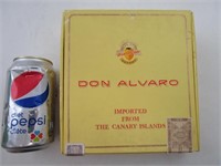 Boite de cigare Don Alvaros Canary Islands