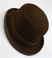 VTG Suede Bowler Hat or Fedora