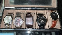 5 Kenneth Cole Men’s Watches w/ case