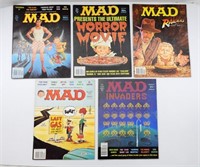 (5)1981-1982 MAD MAGAZINES
