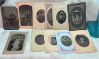 (11) 1850-1860's Collection Tintype Portraits