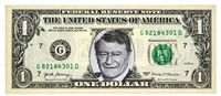 USA Federal Reserve $1.00 "John Wayne" Portrait