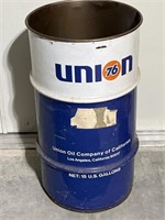 Union 76 advertising trash can