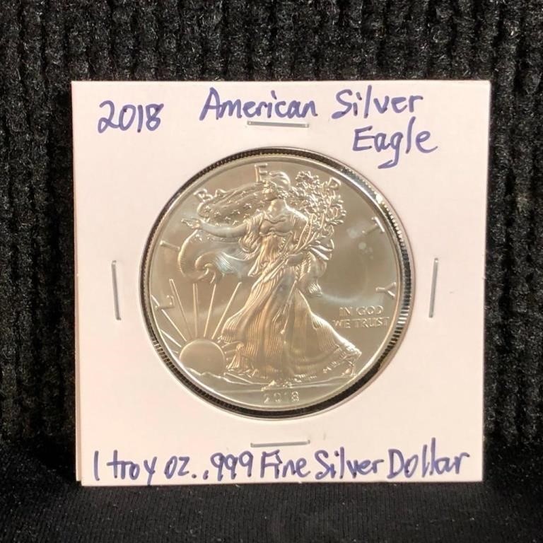 2018 American Eagle Silver Dollar