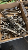 BX OF MISC SOCKETS, RATCHETS & SPEED WRENCHES