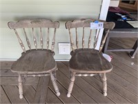 Wood Chairs (Lot of 2)