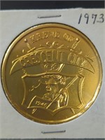 1973 Mardi gras token