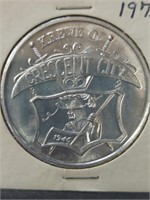 1973 Mardi gras token