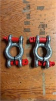 2 Pairs 3/4in Clevis