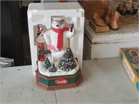 Coke polar bear music box