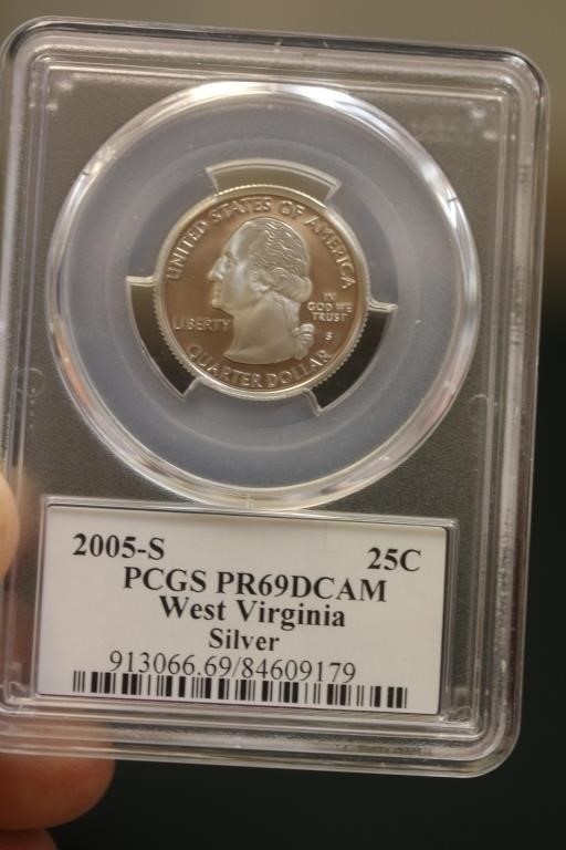 PCGS Graded Silver Quarter