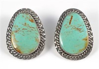 NATIVE AMERICAN TURQUOISE EARRINGS