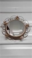 ROUND METAL WALL MIRROR
