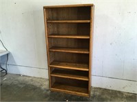 Sturdy Oak Bookshelf