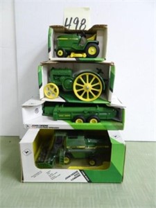 (4) John Deere Pieces - Model D Tractor,