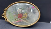 Oval metal picture frame. 22" x 15".  NO SHIPPING