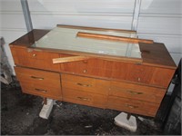 Mid Century Era Dresser with Mirror