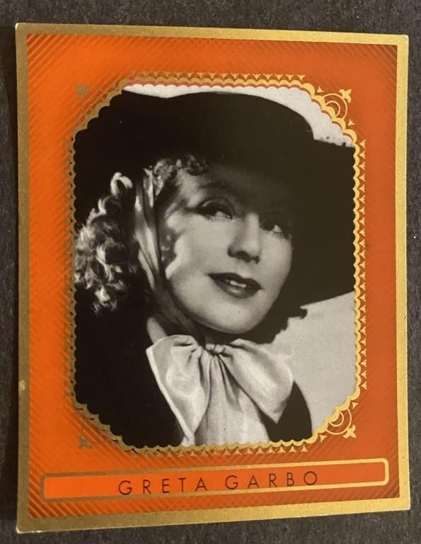 GRETA GARBO: Antique Tobacco Card (1936)