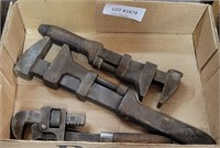 3 ANTIQUE MONKEY WRENCHES