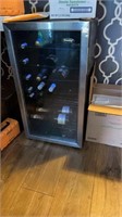 Danby under counter glass door wine cooler