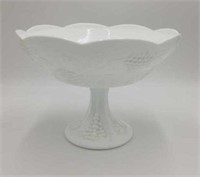 Indiana Colony Milk Glass Pedestal Bowl HB8C1