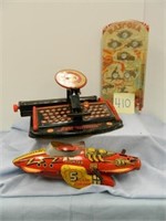 Marx Tin Junior Dial Typewriter, King Features -