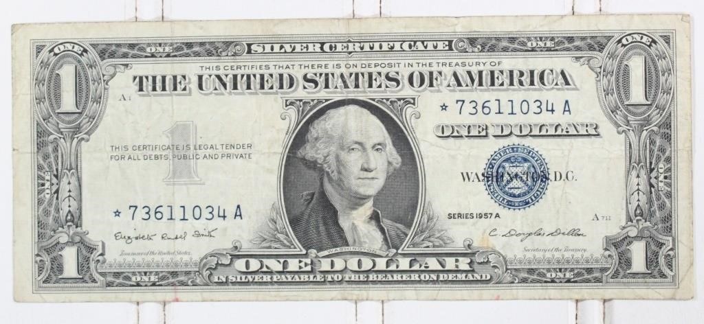 1957-A $1 Silver Certificate Star Note