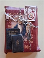 Rosaries, Holy Bible, Child’s Prayer Book