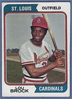 1974 Topps #60 Lou Brock St. Louis Cardinals
