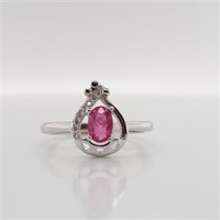 $200 Silver Ruby(0.5ct) Ring