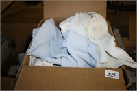 Box of scrap rags and towels