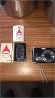 Zippo lighter original box and digital camera