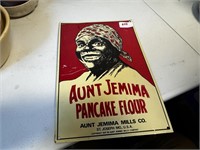 METAL AUNT JEMIMA SIGN