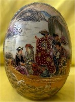 M - HANDPAINTED SATSUMA-STYLE EGG (K3)