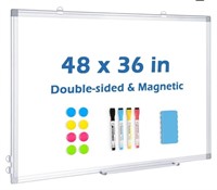 White Board Magnetic Dry Erase Board, 48 x 36