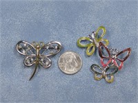 Costume Butterfly Brooches/Pins