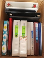 Box Lot of Miscellaneous Binders