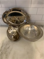 Gotham SilverPlate Serving Pieces as pictured