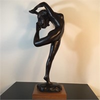 NUDE ART NOUVEAU SCULPTURE AUSTIN PROD INC. 1963