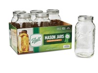 Ball Wide Mouth 64oz Half Gallon Mason Jars with