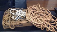 Large lot of miscellaneous rope