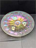 Clear Imperial Carnival Glass Plate