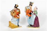 Two Royal Copenhagen Soldier Porcelain Figurines