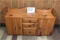 KNOTTY PINE SEWING SEWING CABINET