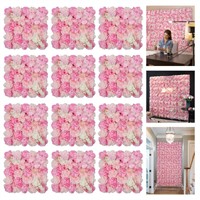 3D Flowers Wall Panel 15 * 15inch-12Pcs