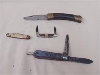 4 Vintage Knives as found