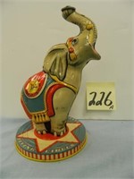 Unique Art Mfg. Co. Tin Elephant (Partial Toy)